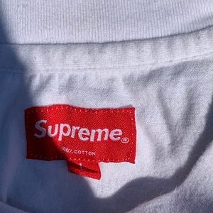 Supreme embroidered pocket tee